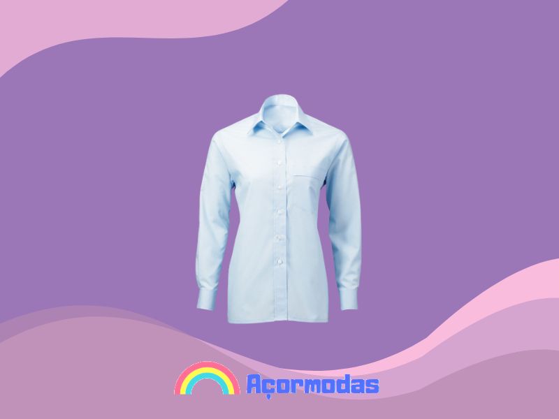 Camisa senhora  manga comprida
