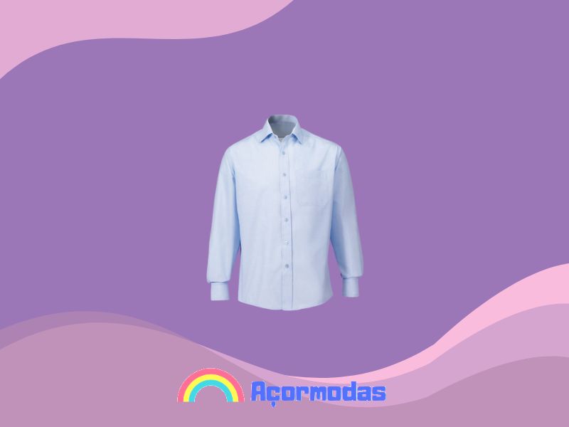 Camisa homem manga comprida