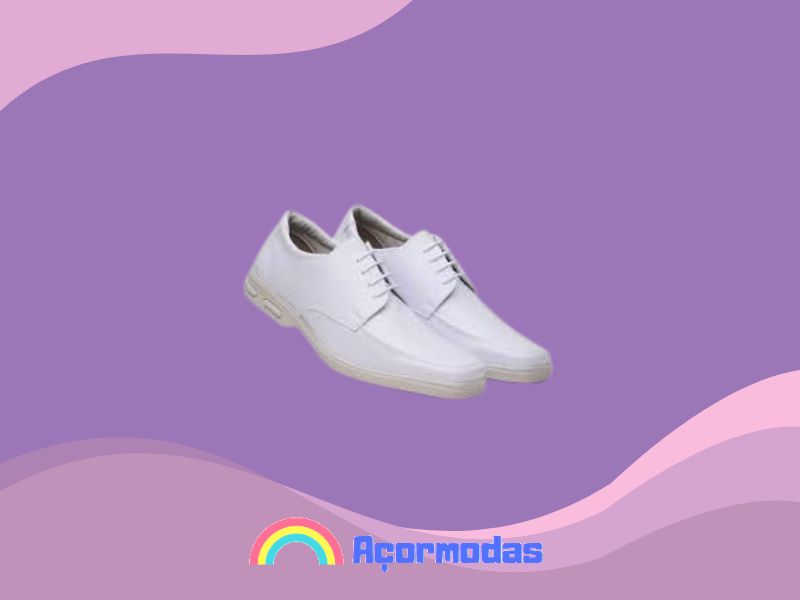 Sapato homem branco